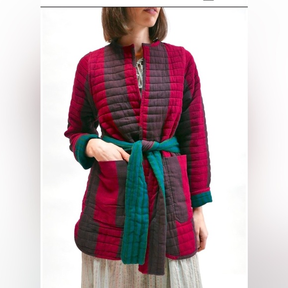 NWOT Ace & Jig Quilted Coat in Passion - Picture 1 of 12